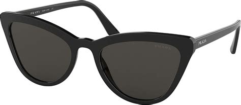 Amazon.com: Prada Catwalk PR 01VS 1AB5S0 Black 